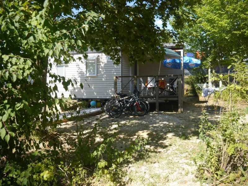 Mobil-Home Confort 22,5M² (2 Chambres) + Clim + Terrasse Semi-Couverte 10M²