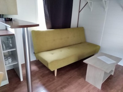 Mobile-home Confort 29 m² (2 bedrooms) + Clim + Half-covered terrace 12m²