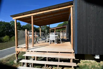 Mietunterkunft - Homeflower Premium Plus Mit Tv, Spülmaschine Und Klimaanlage 29 M² (2 Schlafzimmer) - Flower Camping Le Lac aux Oiseaux