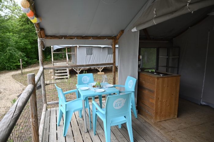 Cabanes Lodges Sur Pilotis Standard 23M² (Sans Sanitaires) (2 Ch- 4 Pers) + Terrasse Couverte
