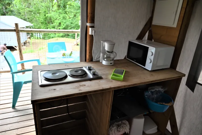 Cabanes Lodges Sur Pilotis Standard 23M² (Sans Sanitaires) (2 Ch- 4 Pers) + Terrasse Couverte