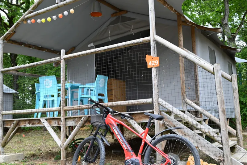 Cabanes Lodges Sur Pilotis Standard 23M² (Sans Sanitaires) (2 Ch- 4 Pers) + Terrasse Couverte