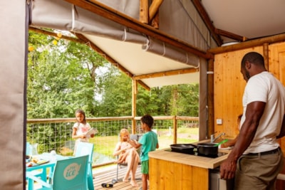 Chalet on piles