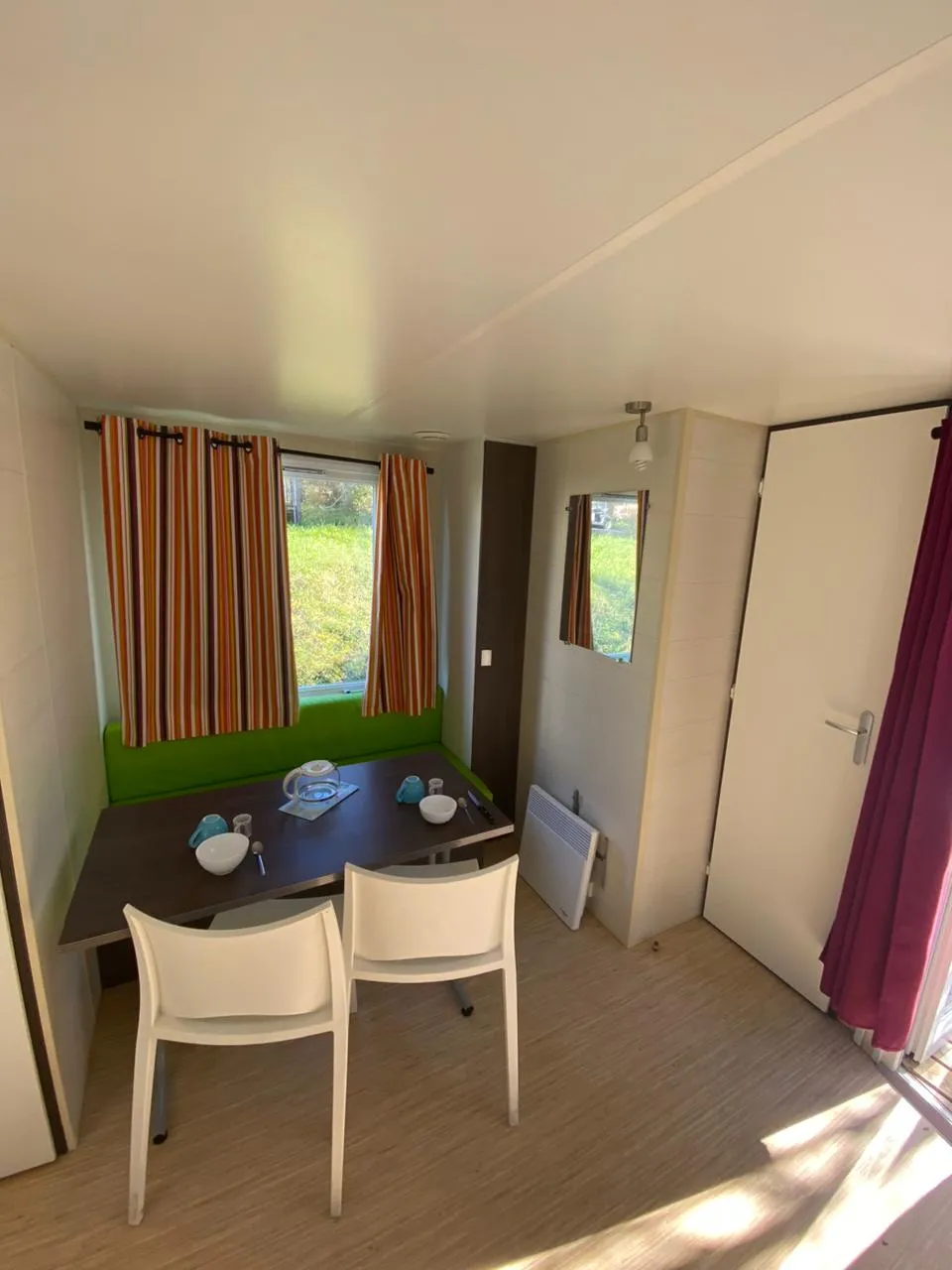 Location - Mobil-Home Confort 22,5M² (2 Chambres) + Clim + Terrasse Semi-Couverte 10M² - Flower Camping Le Lac aux Oiseaux