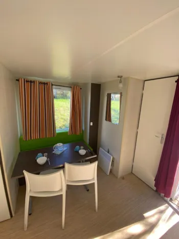 Mietunterkunft - Mobilheim Confort 22,5M² (2 Zimmer) + Clim +Terrasse 10M² - Flower Camping Le Lac aux Oiseaux
