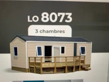 Mietunterkunft - Mobilheim 23 3 Schlafzimmer - Camping Les Ombrages