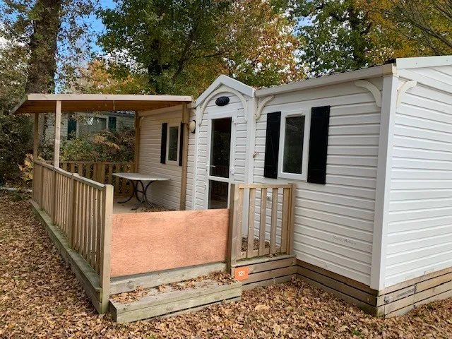 Location - Mobil Home 37 3 Chambres - Camping Les Ombrages