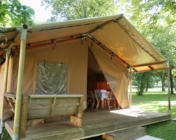Huuraccommodatie(s) - Lodge 2 Slaapkamers Zonder Privé Sanitair - Camping de Boÿse