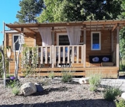 Accommodation - Cabin Lavande 1 Bedroom - Camping de Boÿse