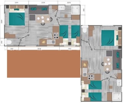 cabin TRIBU 4 bedrooms