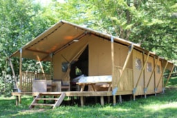 Huuraccommodatie(s) - Lodge 2 Slaapkamers - 5 Pers - Camping de Boÿse