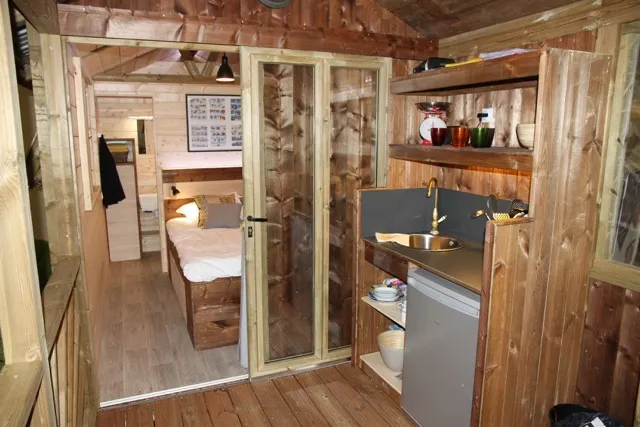 Mietunterkunft - Hütte Cosy 1 Schlafzimmer - Camping de Boÿse