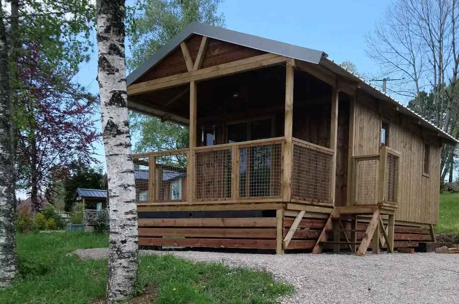 Mietunterkunft - Hütte Cocoon 2 Schlafzimmer - Camping de Boÿse