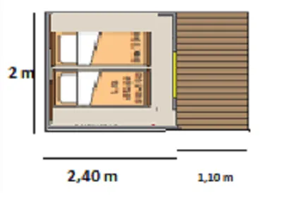 Tente Bivouac 1 Chambre