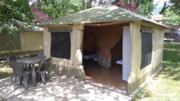 Huuraccommodatie(s) - Mayotte Lodge 2 Slaapkamers - Zonder Privé Sanitair - Camping LARRIBAL