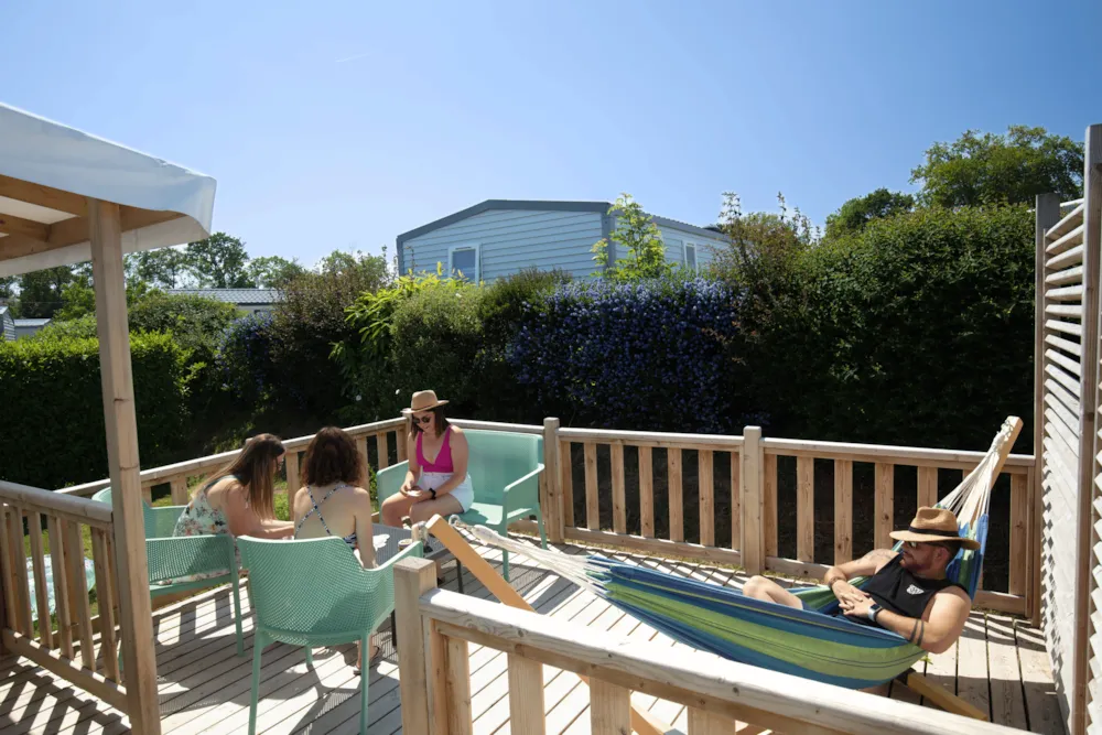 Huuraccommodatie(s) - Côté Jardin Stacaravan - 3 Slaapkamers - Camping de Kersentic