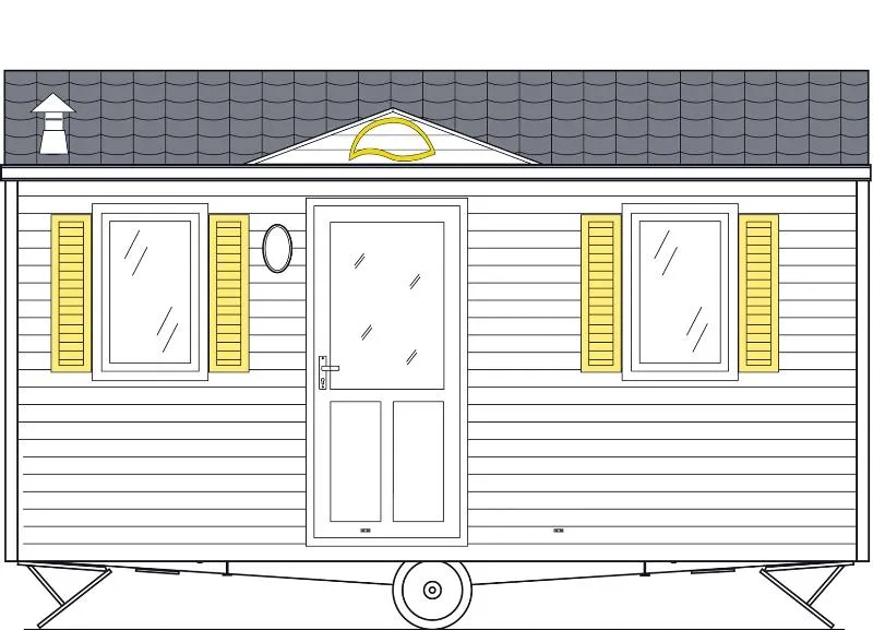 Mobil-Home Standard 19M² 2 Chambres - Terrasse Semi-Couverte