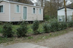Location - Mobil-Home Standard 21M² 2 Chambres - Terrasse Semi-Couverte + Tv - Flower Camping Saint Lambert