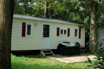 Huuraccommodatie(s) - Stacaravan Fidji Standard 28M² 2 Slaapkamers - Half-Schaduwrijk Terras + Tv - Flower Camping Saint Lambert