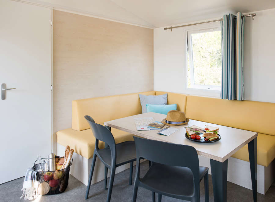 Mobil-home Confort 24m² 2 chambres - Terrasse non-couverte + TV