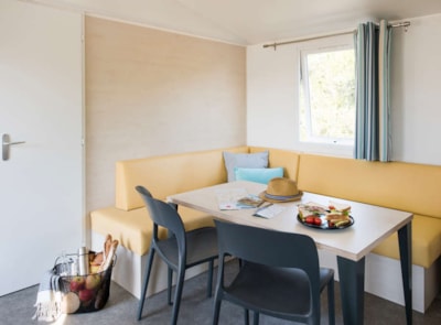 Mobile-home Confort 24m² 2 bedrooms - Half-covered terrace + TV