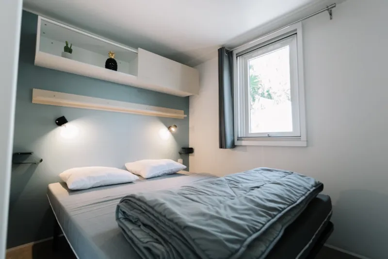 Mobil-Home Confort 24M² 2 Chambres - Terrasse Semi-Couverte + Tv