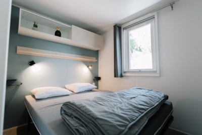Mobile-home Confort 24m² 2 bedrooms - Half-covered terrace + TV