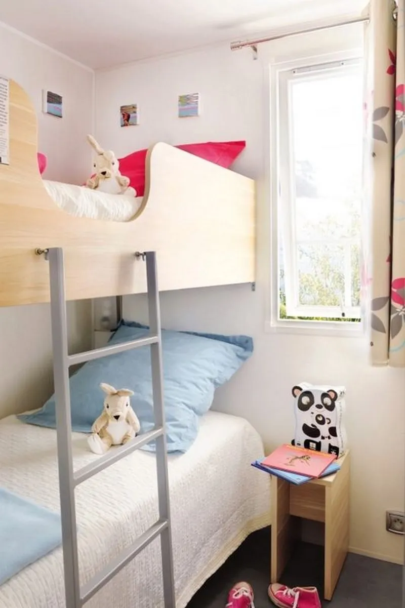 Mobil-Home Confort 35M² 3 Chambres - Terrasse Intégrée 10M² + Tv + Clim