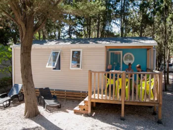 Huuraccommodatie(s) - Stacaravan Confort 35M² 3 Slaapkamers - Geïntegreerd Terras 10M² + Tv + Airconditioning - Flower Camping Saint Lambert