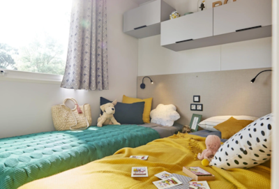 Mobile-home Grand Large Louisiane Premium 34 m² 3 bedrooms - sheltered terrace + TV + Dishwasher