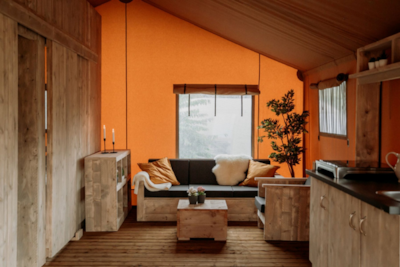 Lodge 35m² 2 bedrooms - with bathroom + 24m² terrace
