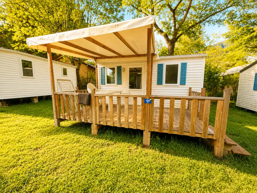 Location - Mobil-Home Standard 19M² 2 Chambres - Terrasse Semi-Couverte - Flower Camping Saint Lambert