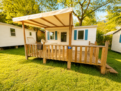 Mobile-home Standard 19m² 2 bedrooms - Half-covered terrace