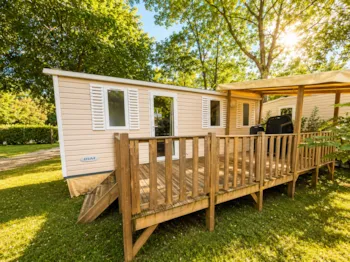 Accommodation - Mobile-Home Standard 21M² 2 Bedrooms - Half-Covered Terrace + Tv - Flower Camping Saint Lambert