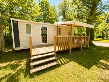 Accommodation - Mobile-Home Confort 24M² 2 Bedrooms - Half-Covered Terrace + Tv - Flower Camping Saint Lambert