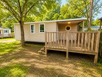 Accommodation - Mobile-Home Confort 35M² 3 Bedrooms - Integrated Terrace 10M² + Tv + Air Conditioning - Flower Camping Saint Lambert