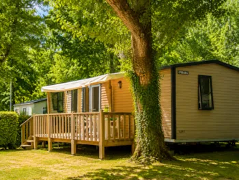 Accommodation - Mobile-Home Premium 35M² 3 Bedrooms - Sheltered Terrace + Tv + Dishwasher + Griddle - Flower Camping Saint Lambert