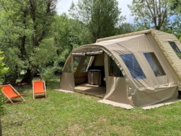 Huuraccommodatie(s) - Coco Sweet (2 Slaapkamers + Luifel Xxl) - Camping Les Bords du Tarn