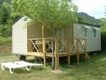 Mietunterkunft - Mobil-Home Ohara - Camping LE ROC QUI PARLE