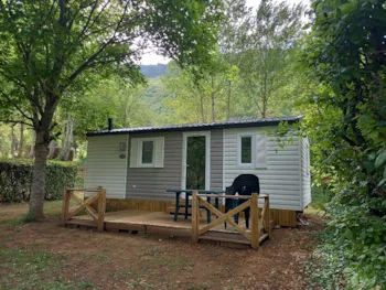 Mietunterkunft - Mobil-Home Trigano Evolution (4M) - Camping LE ROC QUI PARLE