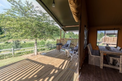 > NEW Premium 2-bedroom Safari tent