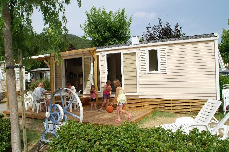 Accommodation - Mobile Home 3 Bedrooms Les Gorges Du Tarn - Camping Canoë Gorges Du Tarn