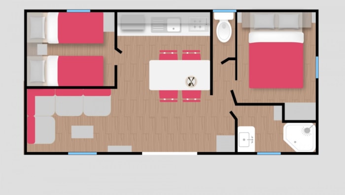 Mobil-Home 2 Chambres Les Grands Causses