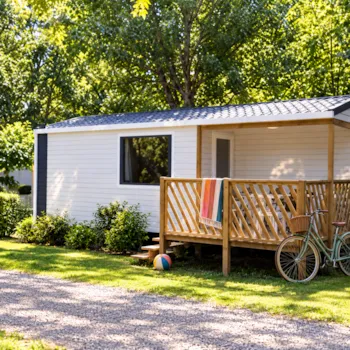 Accommodation - Mobile Home 2 Bedrooms Les Burons - Camping Canoë Gorges Du Tarn