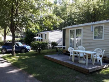 Mietunterkunft - Mobilheim Standard  20 M² 1 Zimmer + Terrasse - Flower Camping PEYRELADE