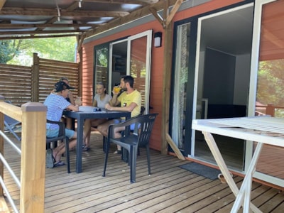 Cottage Premium 2 bedrooms with covered terrace + air-conditioning + TV + Dishwasher