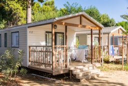 Huuraccommodatie(s) - Comfort Xl | 24M² | A/C | 2 Bedrooms | Built-In Terrace - - Homair-Marvilla - Camping La Marina de Canet