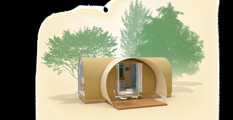 Coco Sweet Lodge  "Vue Lac Extra " (Sans Sanitaires -Terrasse Couverte)