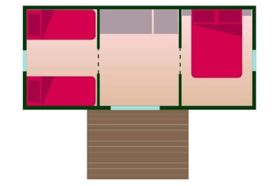 Coco sweet lodge "extra lake view "(covered terrace - no water) — 10