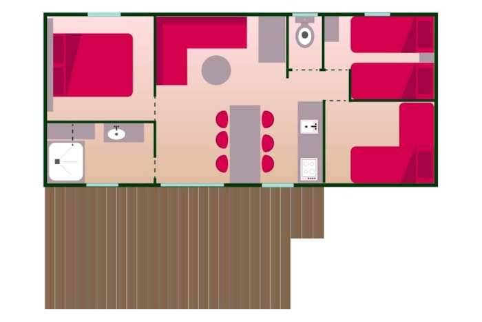 Cottage Family (Terrasse Couverte) Nouveauté 2022